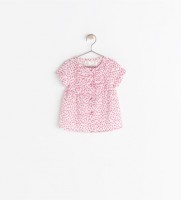 camisa estampada botones 